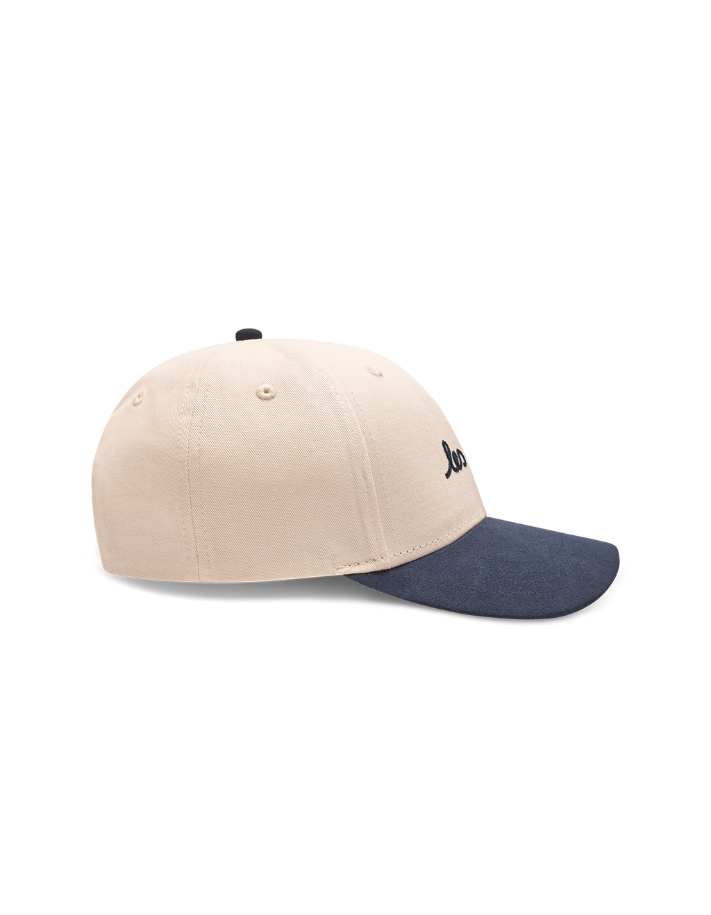 Brad Contrast Suede Baseball Cap