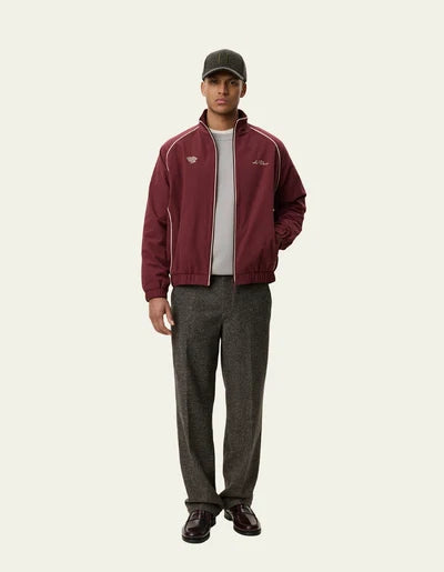 Seersucker Track Jacket