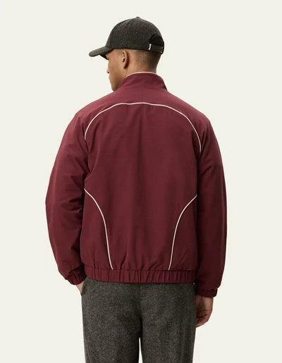 Seersucker Track Jacket