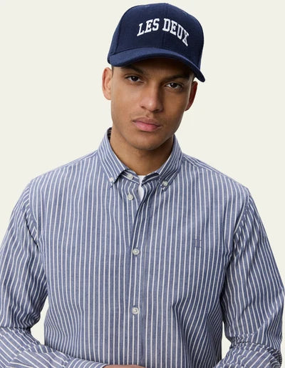 Chemise Oxford légère à rayures