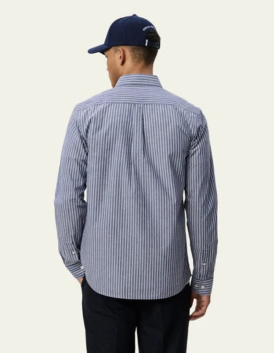 Chemise Oxford légère à rayures