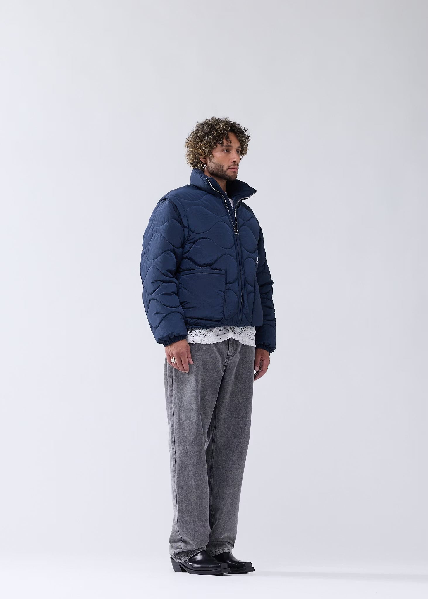 Doudoune à manches amovibles