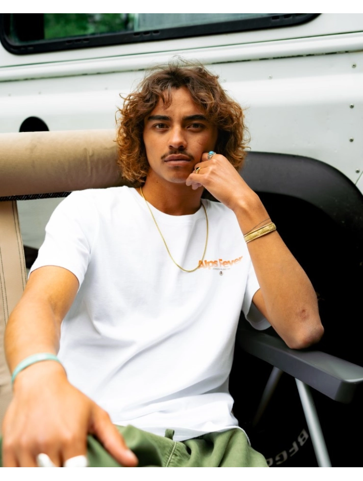 T-SHIRT CLASSIC ALPS FEVER WHITE