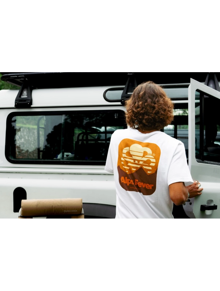 T-SHIRT CLASSIC ALPS FEVER WHITE