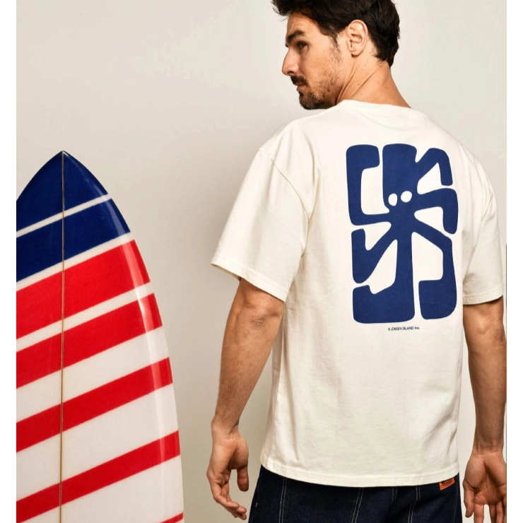 T-SHIRT CONFORT THE ARTIST COCONUT