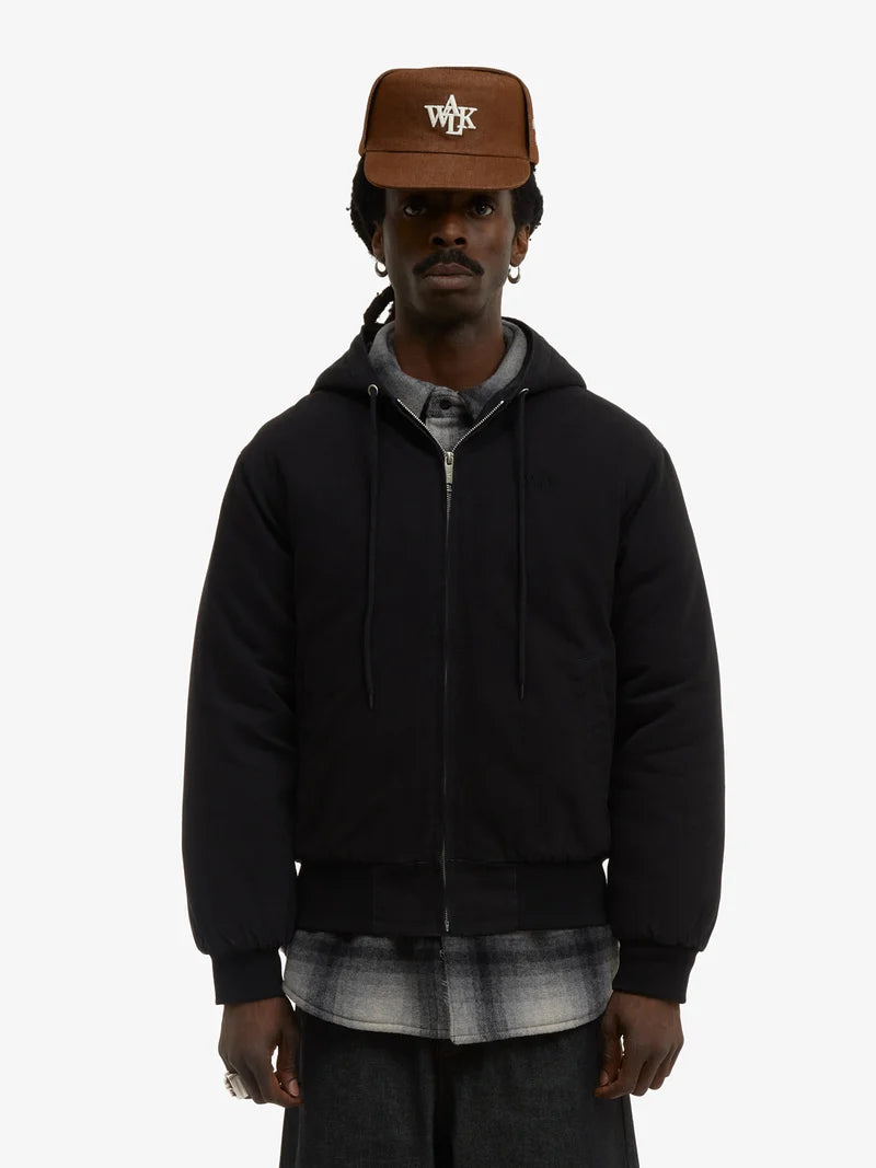 Le hoodie zippé en canvas